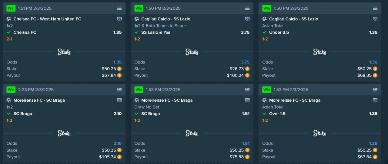 Multi-Bet Slip #25
