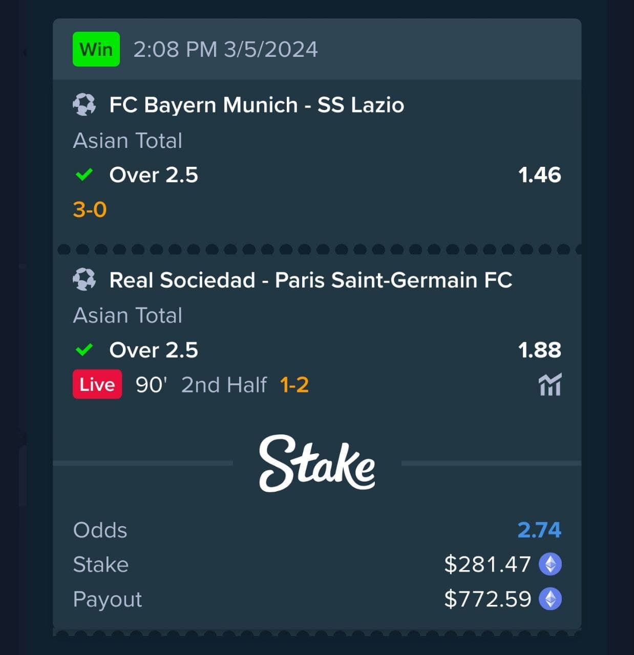 772 win